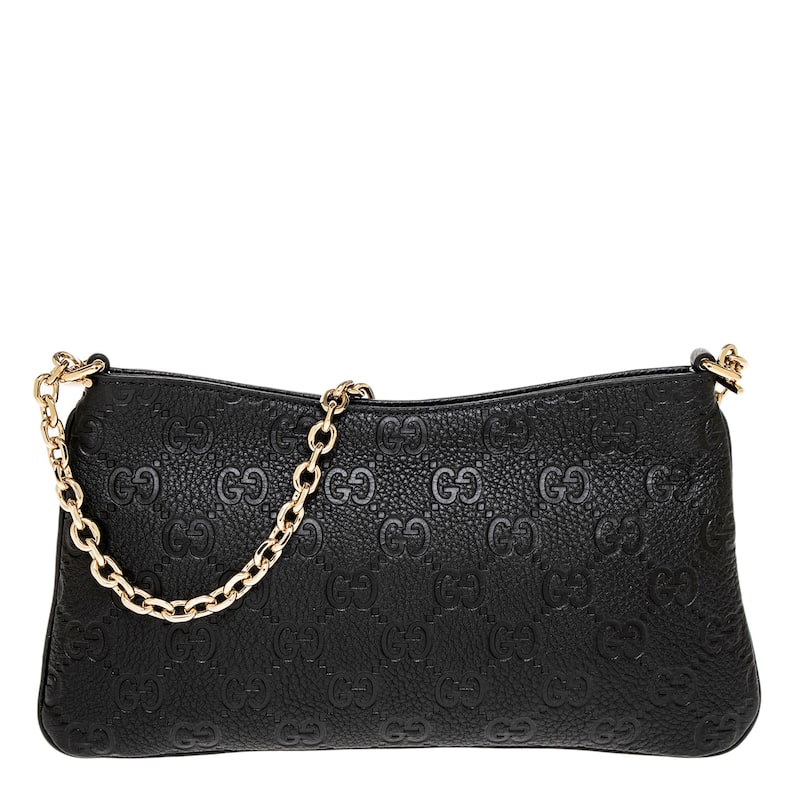Gucci GG Emblem Medium Shoulder Bag