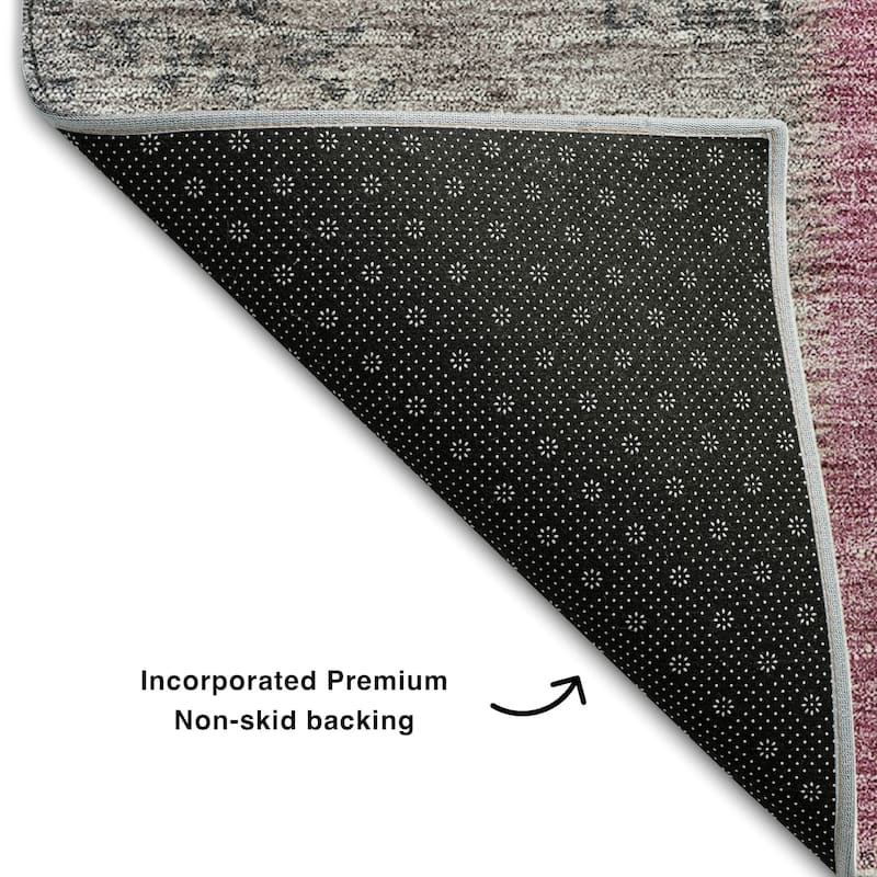 Premium Washable Super Soft Vintage Global Mayfield Rug