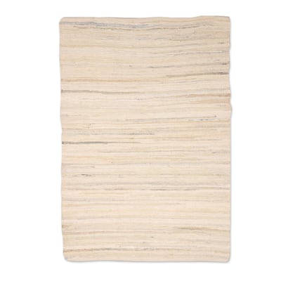 Novica Handmade Subdued Style Recycled Cotton Area Rug (3X4.5) - 2' x 6' Runner