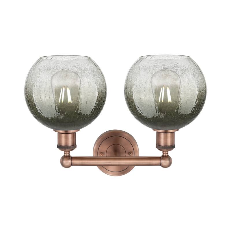 Innovations Lighting Endless Possibilities Edison - Brookhaven Globe - 2 Light 17" Bath Vanity Light