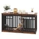 preview thumbnail 2 of 38, Moasis Extra Large Dog Crate Furniture with Sliding Doors