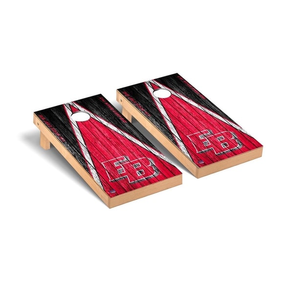 slide 2 of 5, California State East Bay Pioneers Triangle Cornhole Board Set