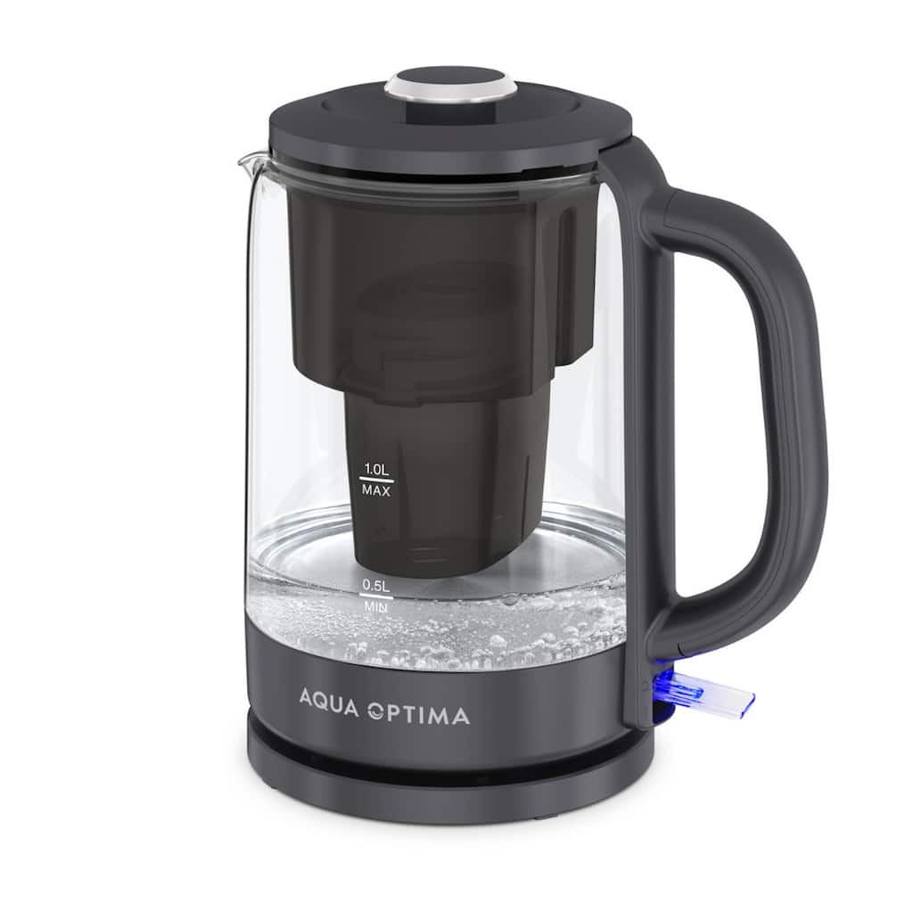 Aqua Optima Electric Kettle with Water Filter, 1500W fast boil