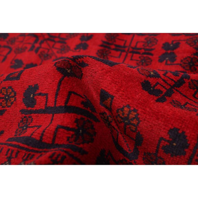 ECARPETGALLERY Hand-knotted Finest Khal Mohammadi Red Wool Rug - 6'8 x 9'8