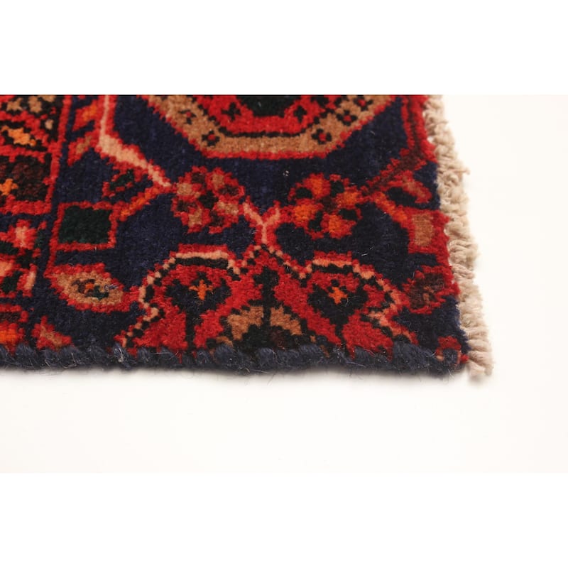 ECARPETGALLERY Hand-knotted Andelz Red Wool Rug - 3' 10" x 6' 6"