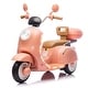 preview thumbnail 21 of 20, 12V Kids Ride On Three-Wheel Electric Motorcycle,2WD,Cool Waterfall Light,Large Storage Space