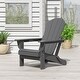 preview thumbnail 81 of 98, POLYTRENDS Laguna Folding Poly Eco-Friendly All Weather Outdoor Adirondack Chair