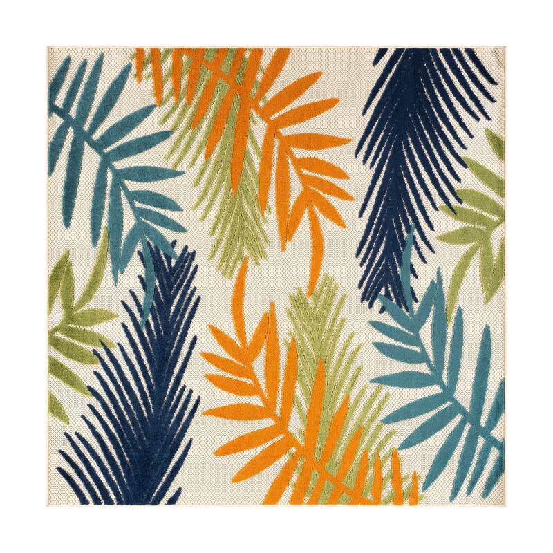 Evora Palm Frond Indoor/Outdoor Area Rug