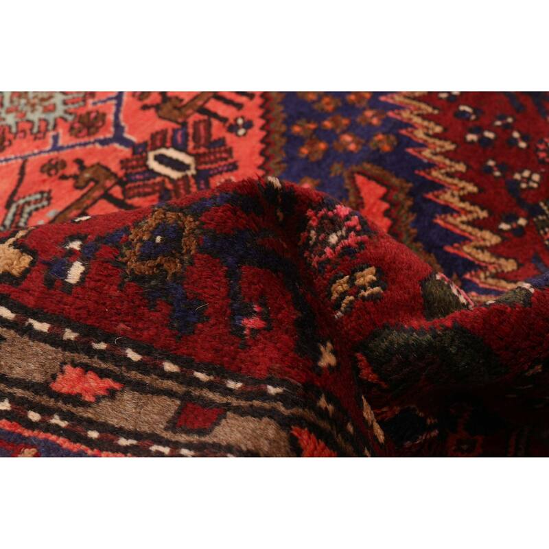 ECARPETGALLERY Hand-knotted Andelz Red Wool Rug - 3'5 x 6'6
