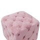 preview thumbnail 29 of 74, Modern Velvet Upholstered Storage Ottoman