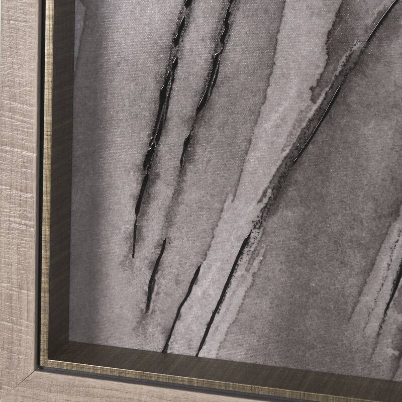 Wildflowers I Charcoal Framed Art Print