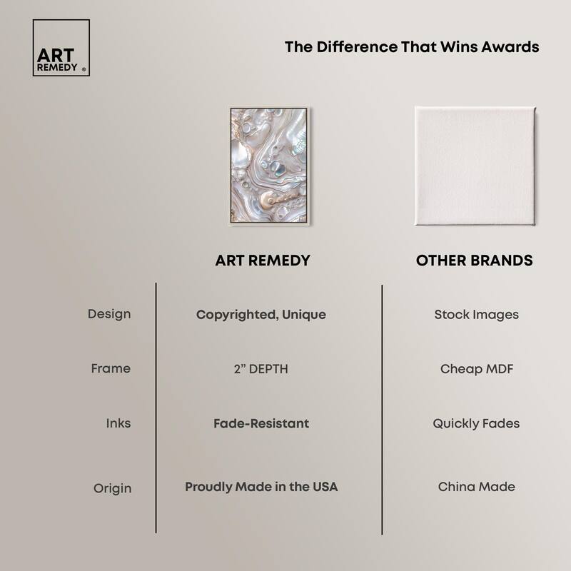Fluid Preciousness II Canvas by Art Remedy