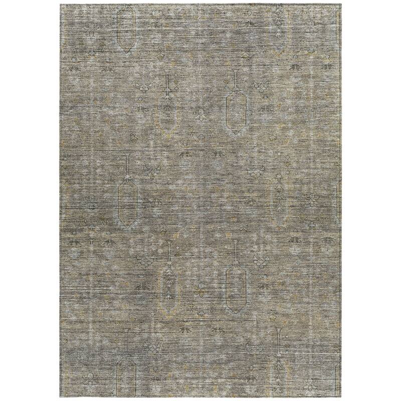 HomeRoots Southwestern Transitional Rectangle Outdoor Rug