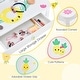 preview thumbnail 7 of 8, Gymax Kids Vanity Table Set Tri-Folding Mirror Pretend Play Dressing