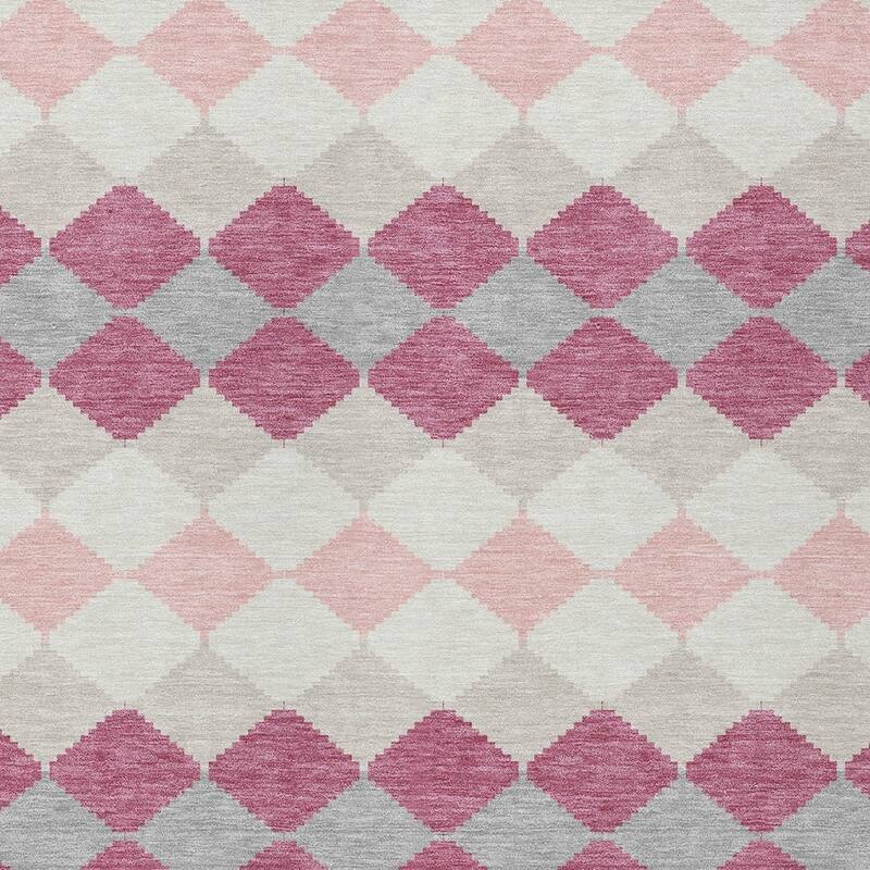 HomeRoots Geometric Transitional Rectangle Outdoor Rug