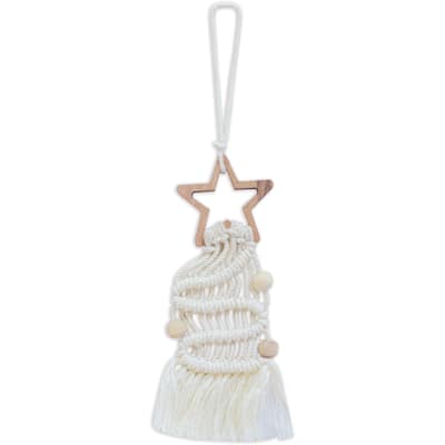 Star Ornament -Cream -Set of 2