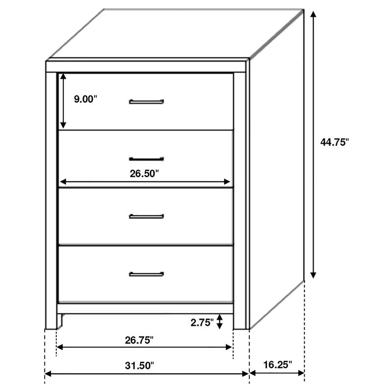 Brantford Storage Bedroom Set Barrel Oak