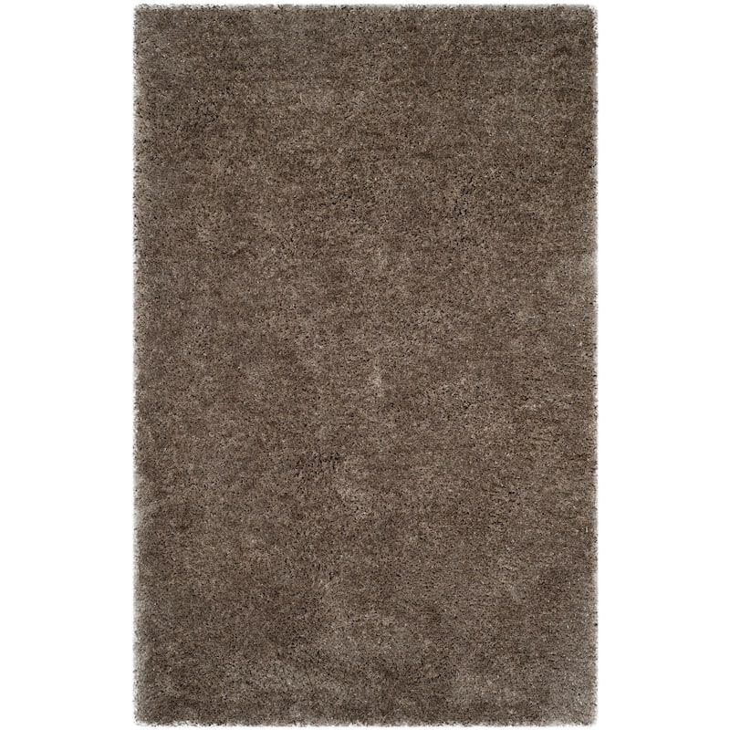 SAFAVIEH Handmade South Kaelyn Deborah Shag Solid Polyester Rug