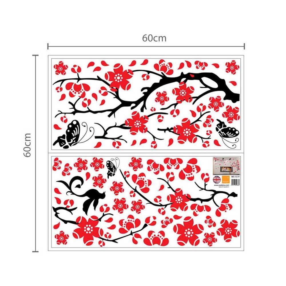 Walplus Wall Sticker Decal Wall Art Blossom Flower Dance in Rain Quote