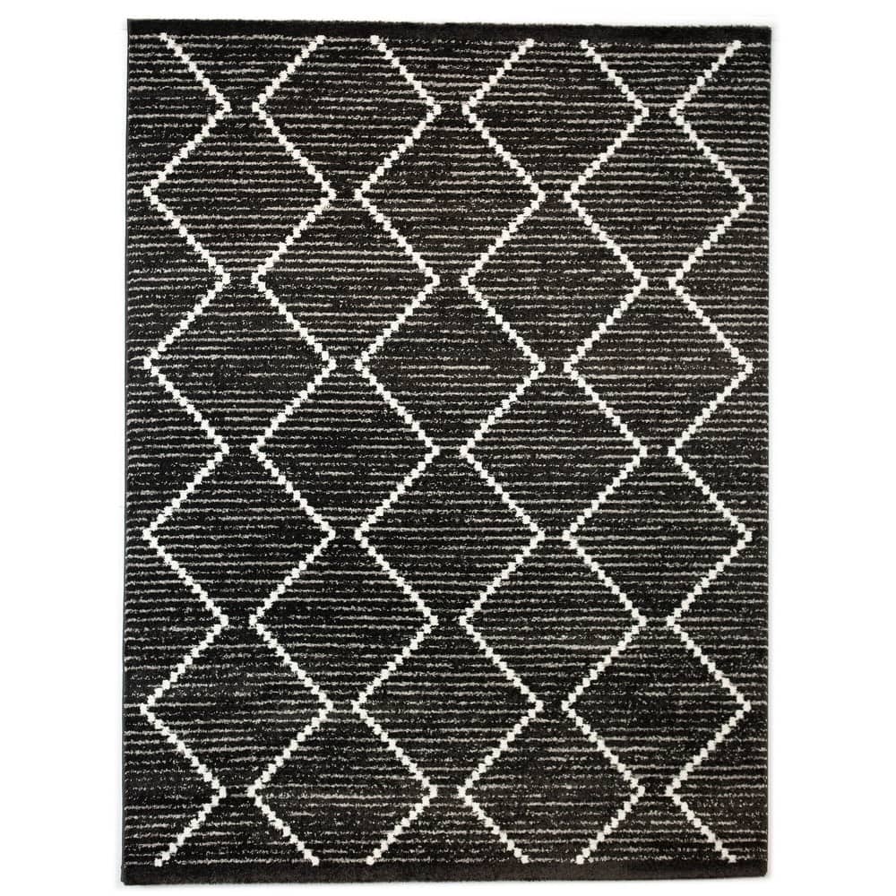 Oscar Modern Geometric Chevron Area Rug