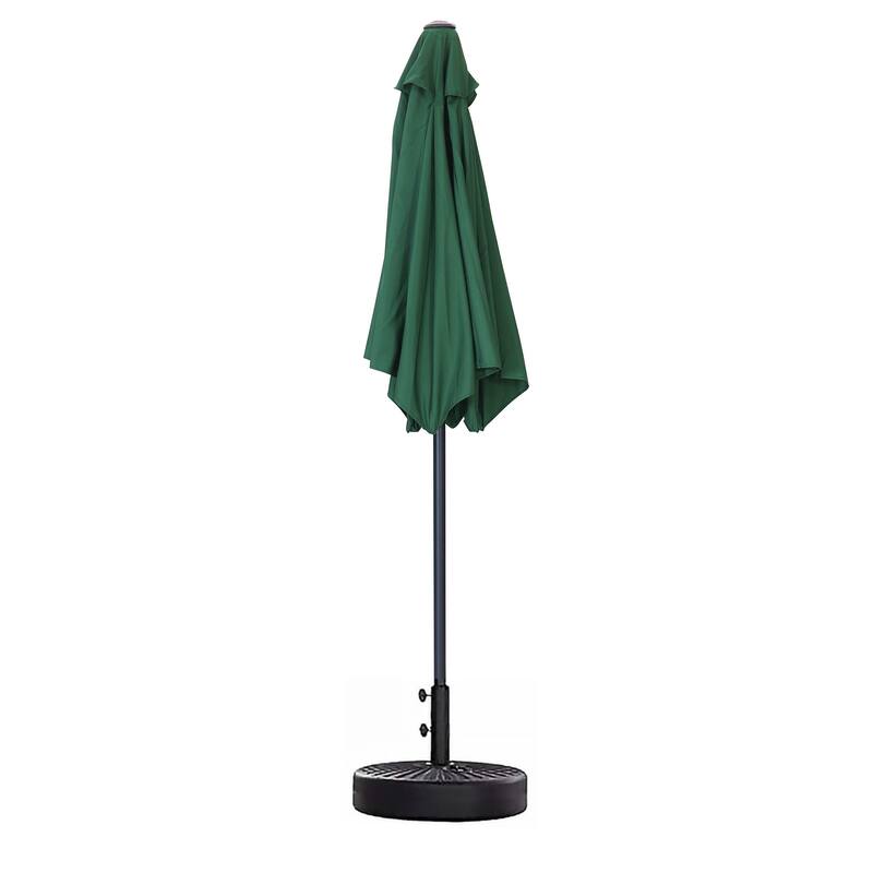 Ainfox 7.5ft Patio Umbrella with Base Outdoor Umbrella