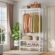 Heavy Duty Garment Rack 3 Tier Clothes Rack for Hanging Clothes, Closet ...