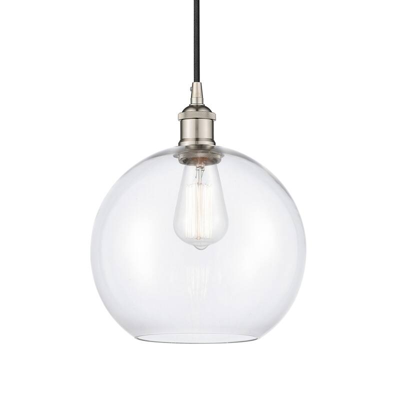Innovations Lighting 616-1P-13-10 Athens Pendant Athens 10" Wide - Polished Nickel / Clear