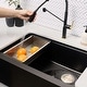 preview thumbnail 15 of 16, STYLISH 30 inch Composite Granite Workstation Undermount Kitchen Sink - 30" x 21" x 10"