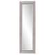 preview thumbnail 1 of 9, Allan Andrews Smokey Gray Rectangular Framed Wall Mirror 60"H x 18"W