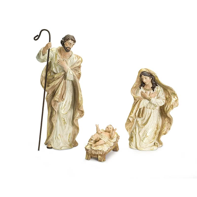 3-Piece Holy Family Christmas Nativity Decorations - 7"