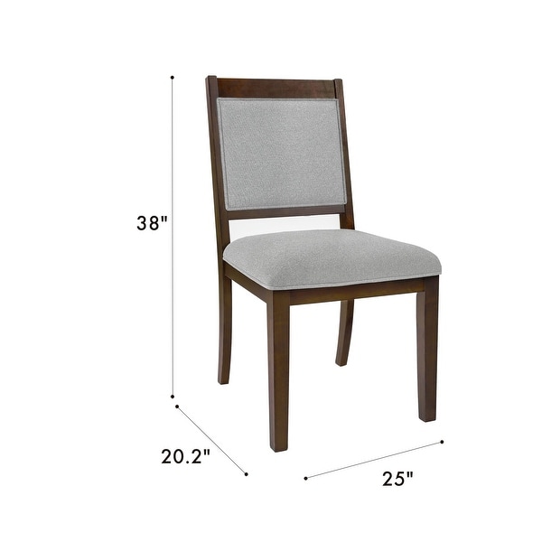 HomePop Open Back Upholstered Wood Frame Dining Chair - Set HomePop Open Back Upholstered Wood Frame Dining Chair - Set