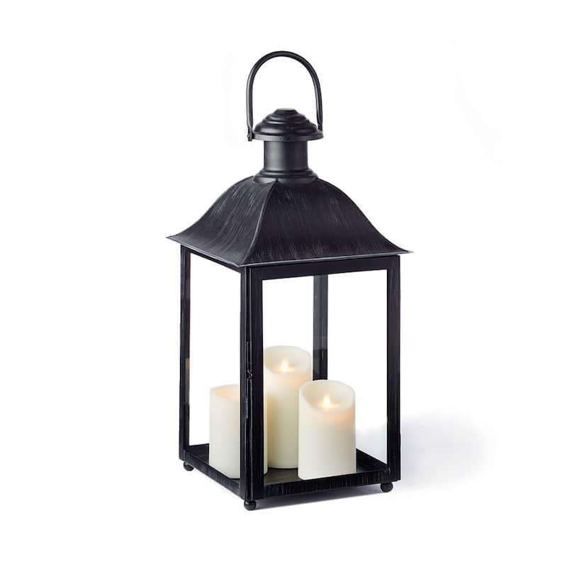 Coach House 23 inch Outdoor Lantern Washed Black - 23 in.