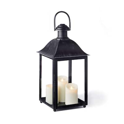 Coach House 23 inch Outdoor Lantern Washed Black - 23 in.