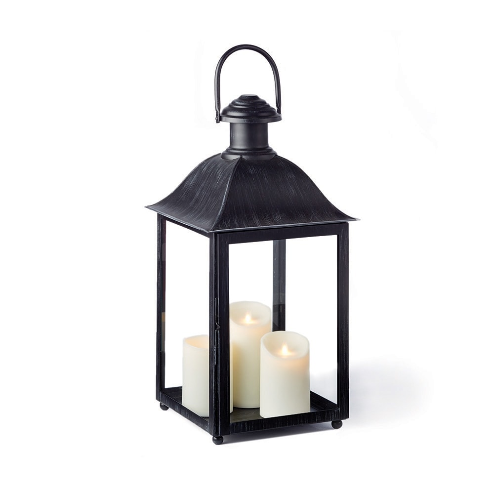 Coach House 23 inch Outdoor Lantern Washed Black - 23 in.