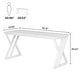 preview thumbnail 30 of 28, 55" Heavy Duty Computer Desk, Office Desk