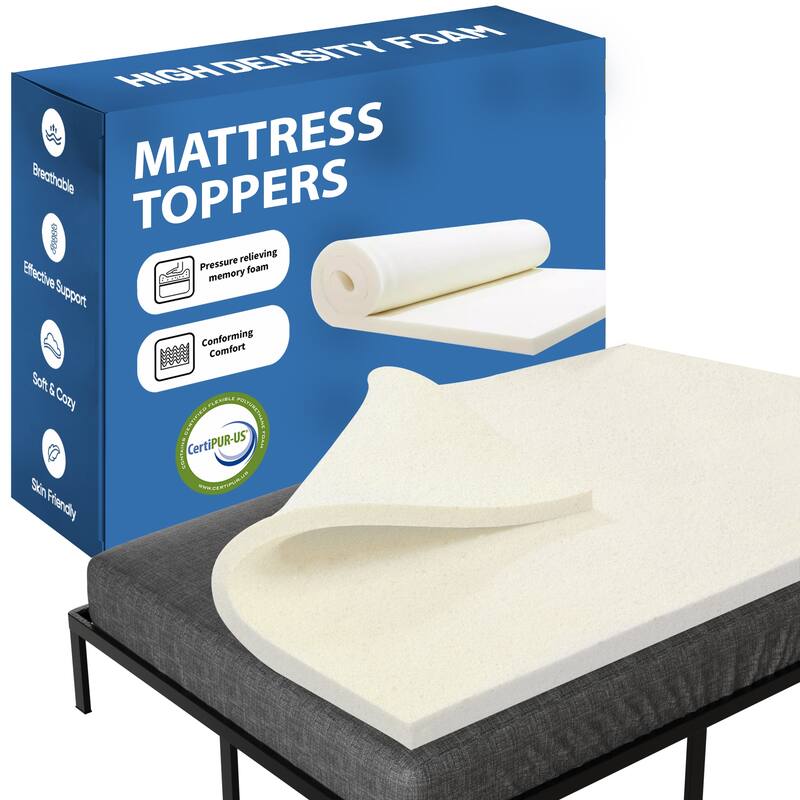 ONETAN , 1-inch Foam Topper,Adds Comfort to Mattress.