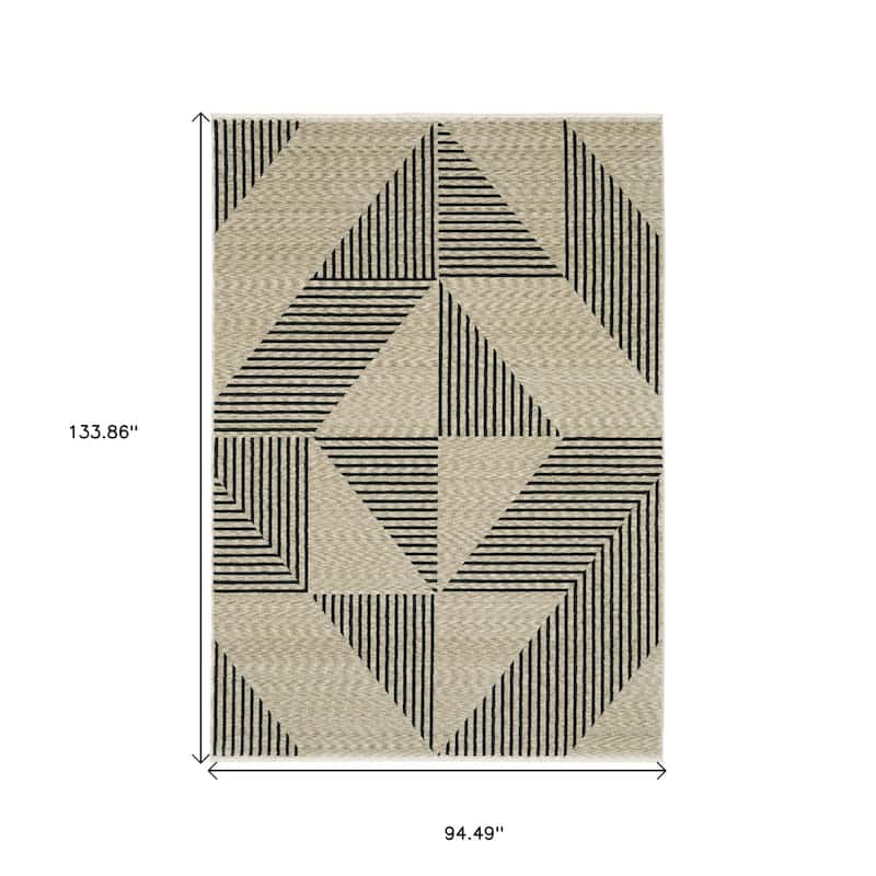 HomeRootsGeometric Modern Runner Area Rug