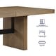 preview thumbnail 7 of 15, Steve Silver Aubrey 7pc Dining Set, Driftwood Brown
