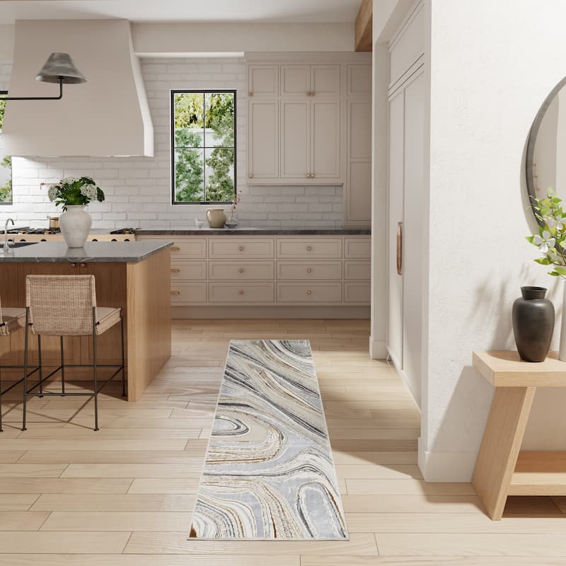Nourison Glam Indoor Abstract Area Rug