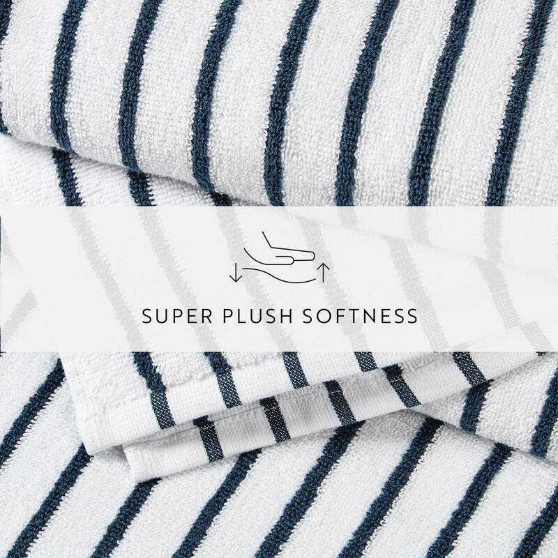 Becky Cameron Ultra Soft Plush Cotton Cabana Towels