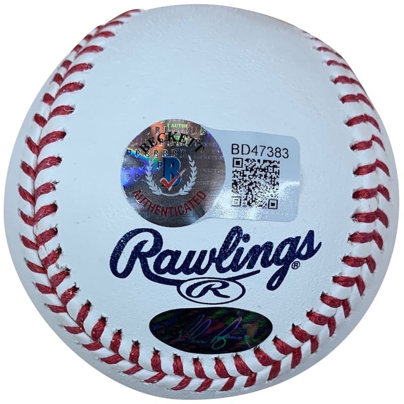 Nolan Ryan Autographed MLB Signed Hall of Fame HOF Baseball Beckett COA With UV Display Case - 8'6" x 11'6"