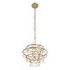 preview thumbnail 3 of 8, Varaluz Fleur 4-Light Chandelier - French Gold