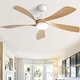 preview thumbnail 47 of 118, Sofucor 45/52 Inch Ceiling Fan with Remote & Lights Quiet DC Motor 5 Blade High CFM Modern Fan