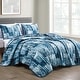 preview thumbnail 1 of 3, Wellco Bedding Comforter Set 3 Piece All Season,Bed in a Bag,All-Season Reversible Blue - King