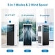 preview thumbnail 17 of 19, 8000 BTU Portable Air Conditioner with Dehumidifier Fan Window Installation Kit&Remote Control