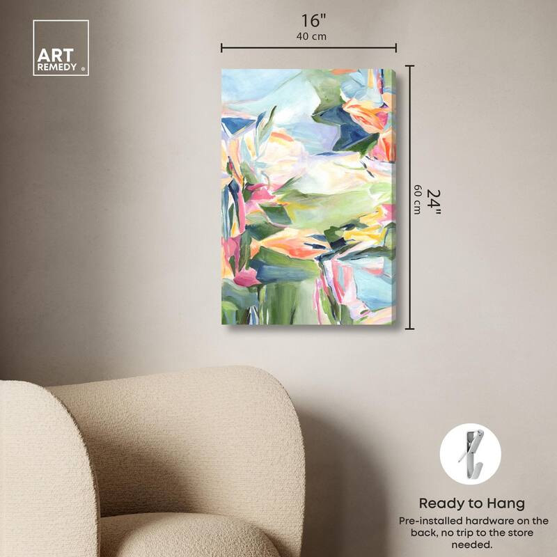 Sunkissed Garden Canvas by Art Remedy, Gallery Wrapped