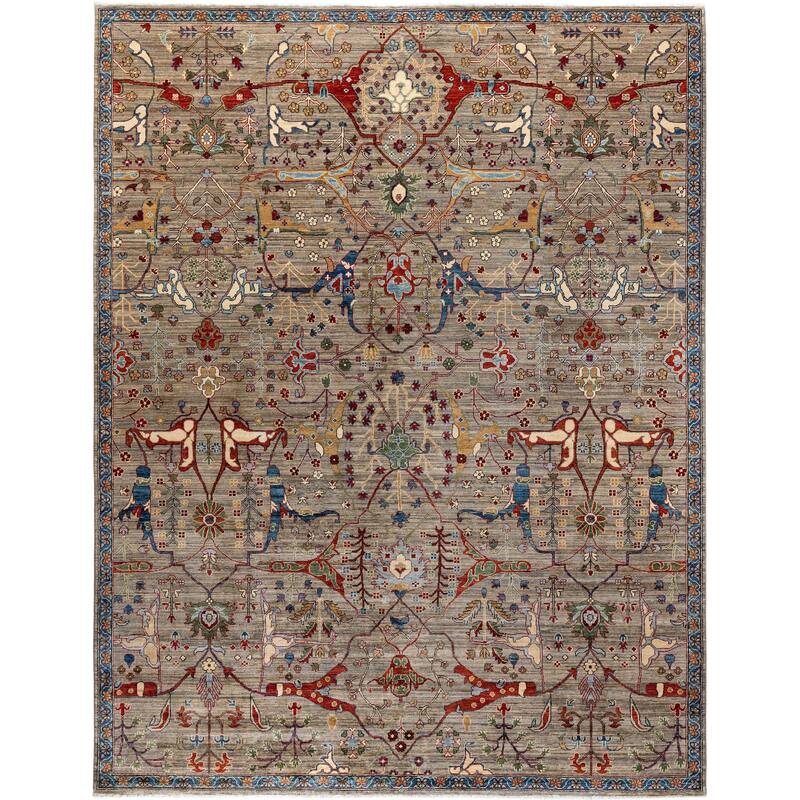 Serapi One-of-a-Kind Hand-Knotted Area Rug - Brown - 9' 3" x 11' 11"