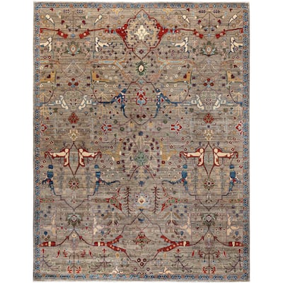Serapi One-of-a-Kind Hand-Knotted Area Rug - Brown - 9' 3" x 11' 11"
