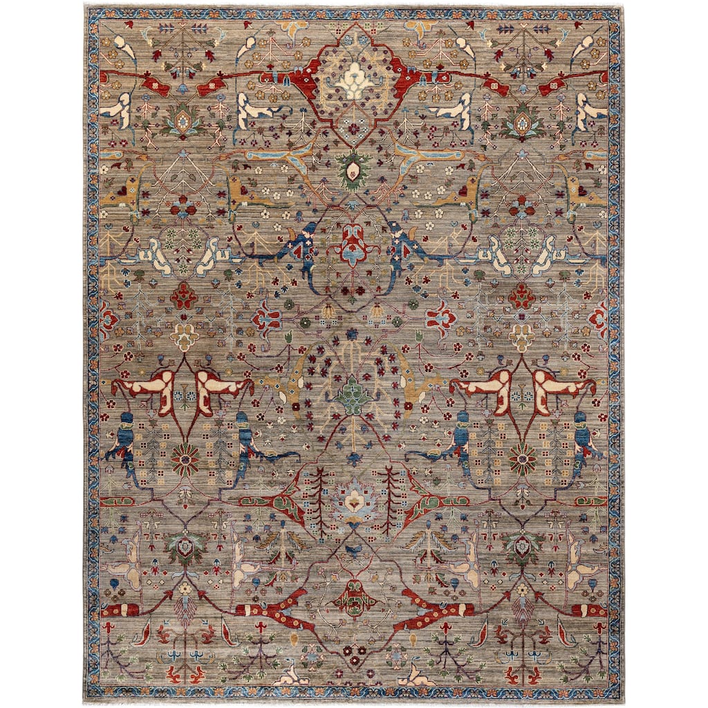 Serapi One-of-a-Kind Hand-Knotted Area Rug - Brown - 9' 3" x 11' 11"