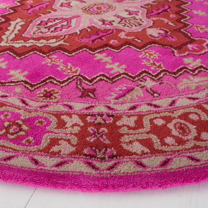 SAFAVIEH Handmade Bellagio Zyrafete Modern Oriental Wool Rug